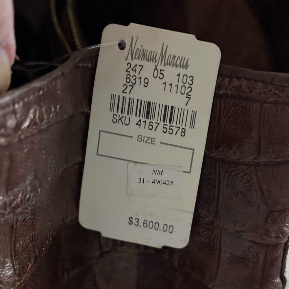 Nancy Gonzalez Brown Leather Satchel Timeless Design - Picture 11 of 11